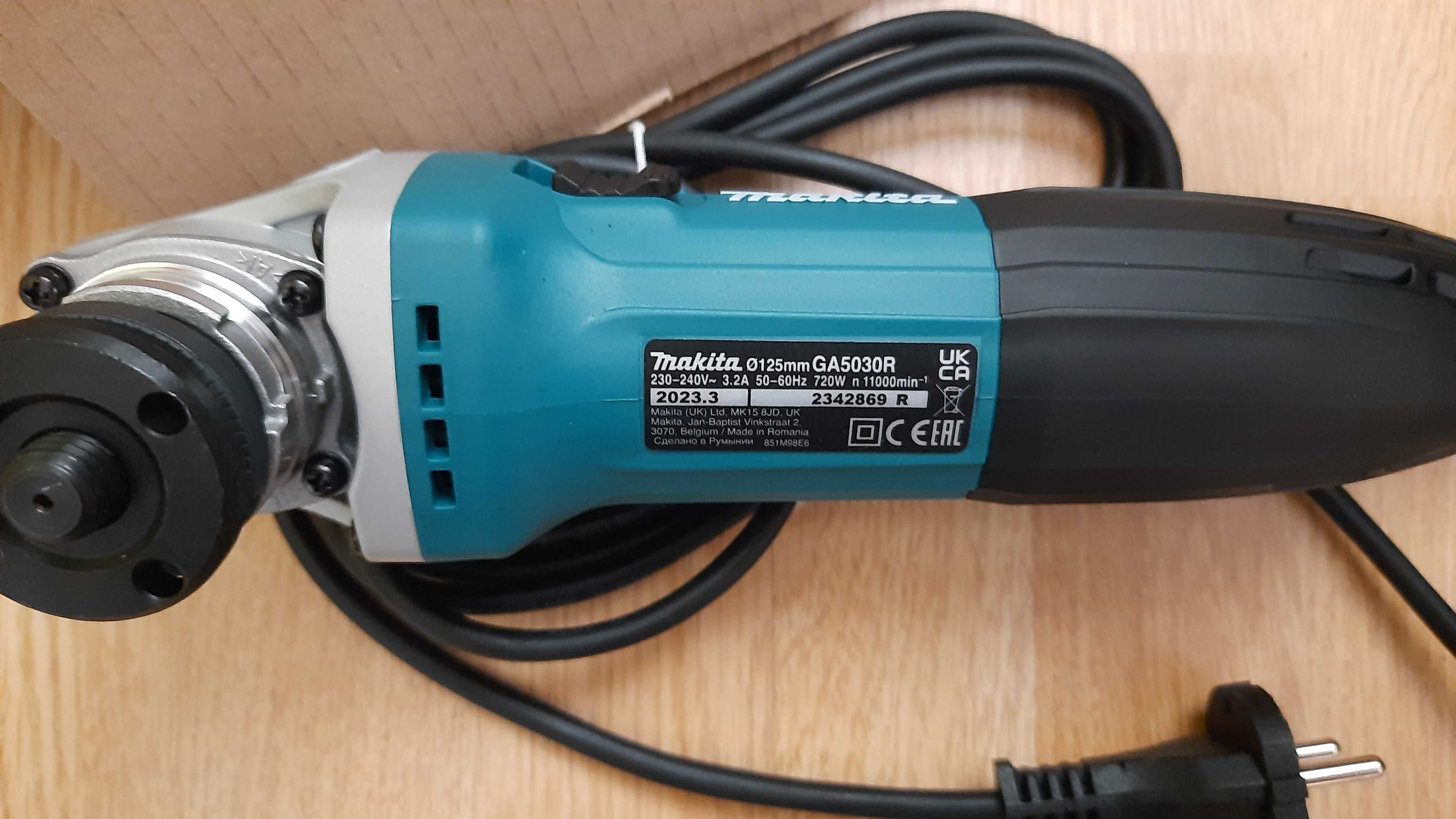 Новая болгарка makita ga5030r компактная ушм со 125 кругом