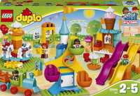 LEGO DUPLO 10840 duże wesołe miasteczko młyn karuzela zjeżdżalnie 2+