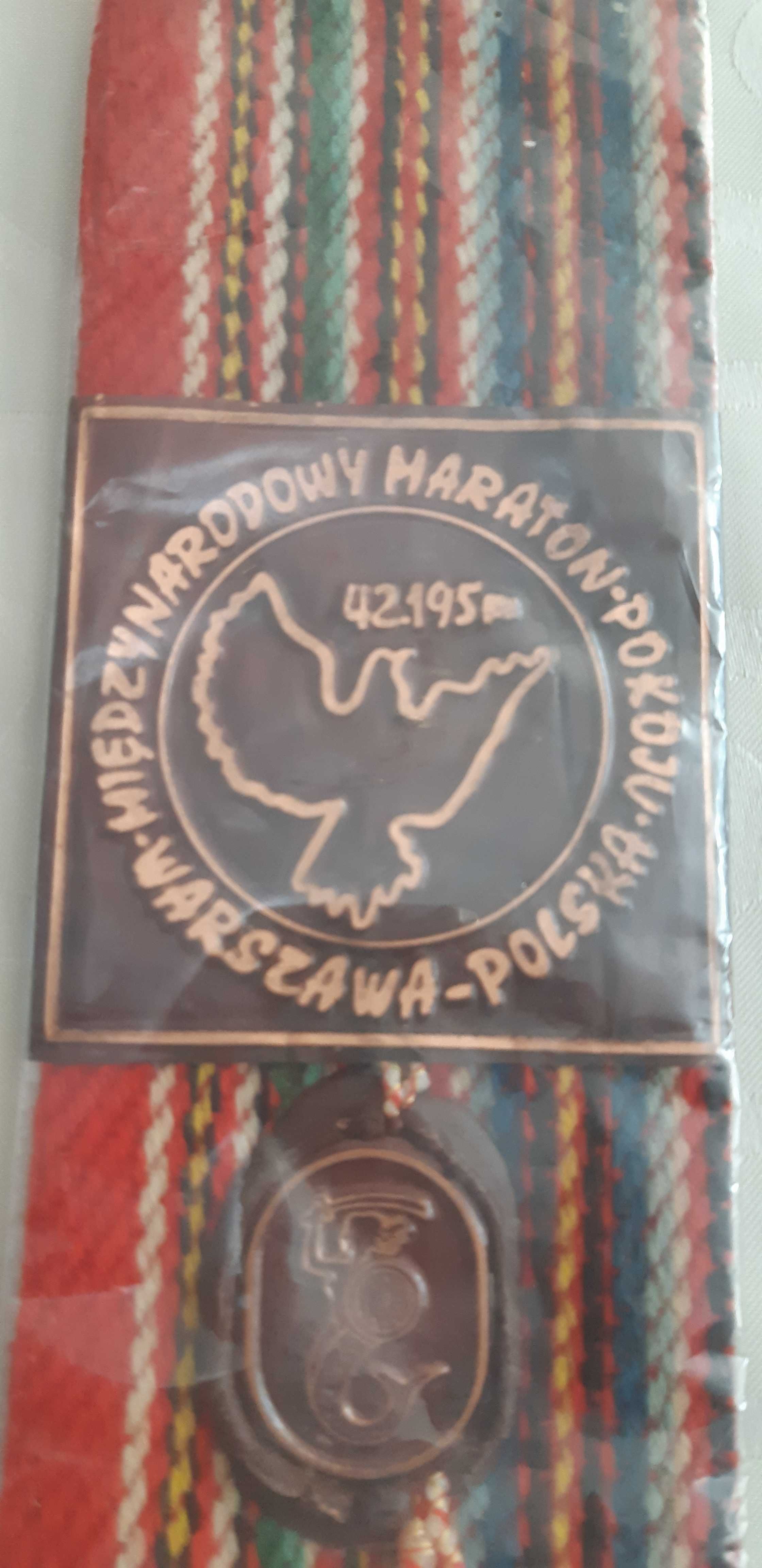 proporczyk  Międzynarodowy Maraton Pokoju Warszawa Polska