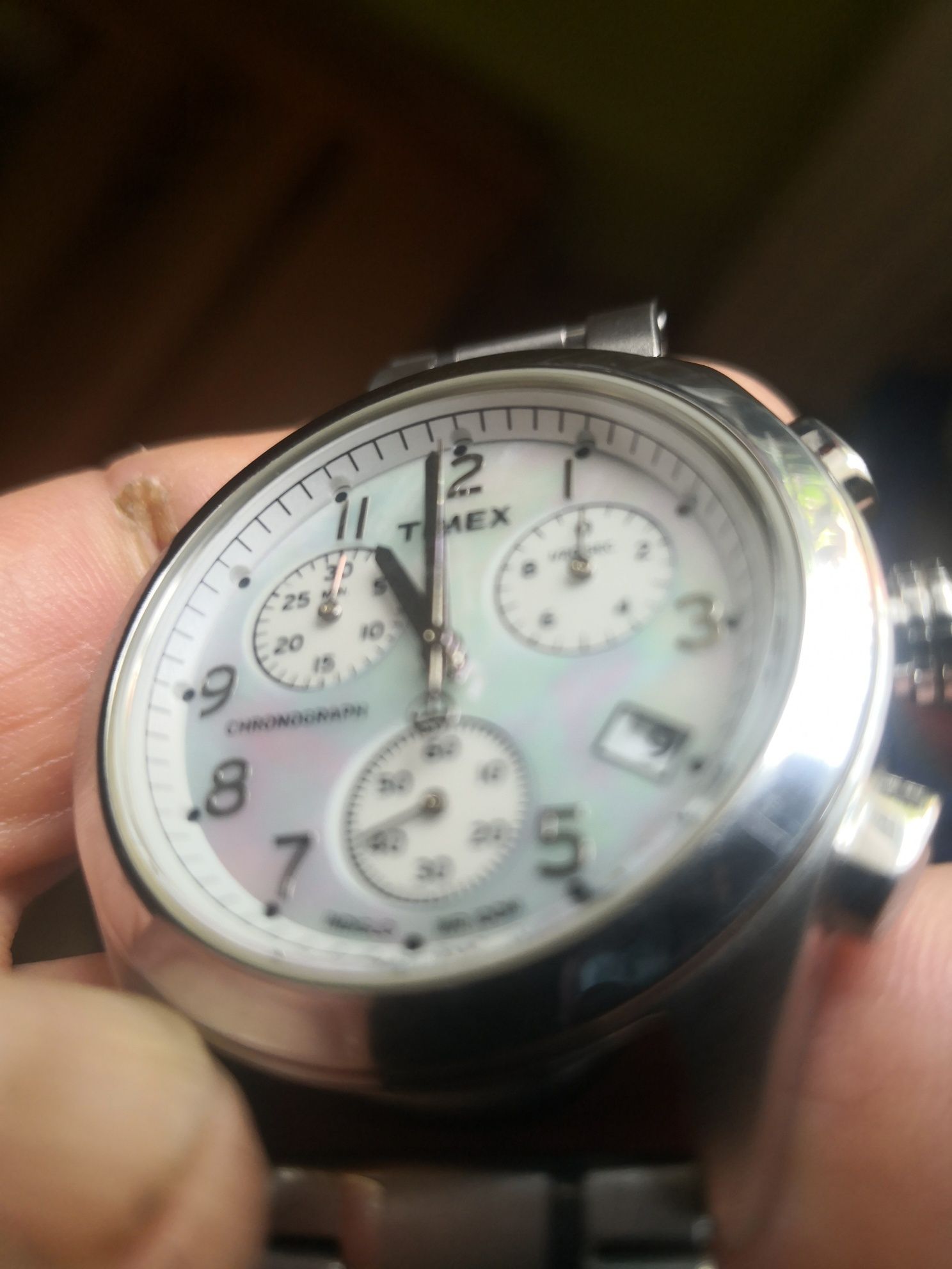 Timex chronograph 1854 WR 100 M indiglo