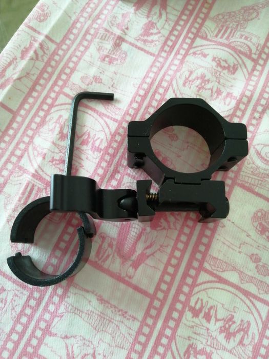 Fixador / adatador lanterna miras laser saque rápido