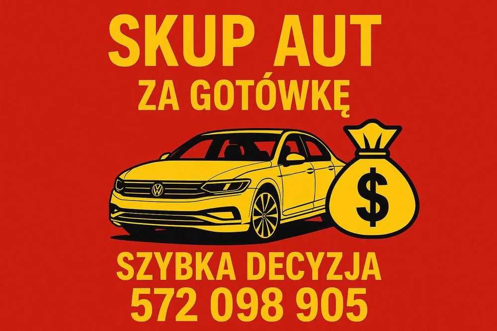 Skup Aut Samochodów Gotówka od ręki Każdy stan Odbiór dziś! 24/7