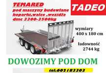 TEMARED TEMARED BUILDER 3 4018/3 3,5t 3 osie  do przewozu sprzętu budowlanego, 3500kg DMC