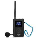 Transmissor portátil FM Retekess FT11 c/ microfone recarregável - NOVO