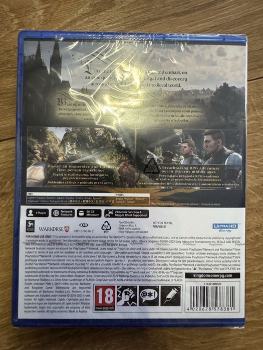Kingdom Come Deliverance 2 II Sony PlayStation 5 (PS5) nowa w folii