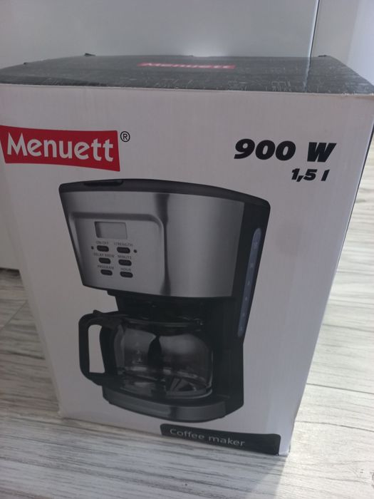 Ekspres do kawy MENUETT 1,5L 900W