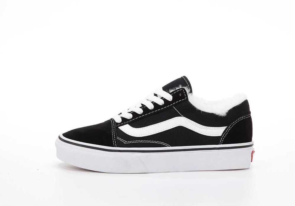 Кеды Vans Old Skool Winter Black White 36-45 Мех! Новинка Зимы 2025!