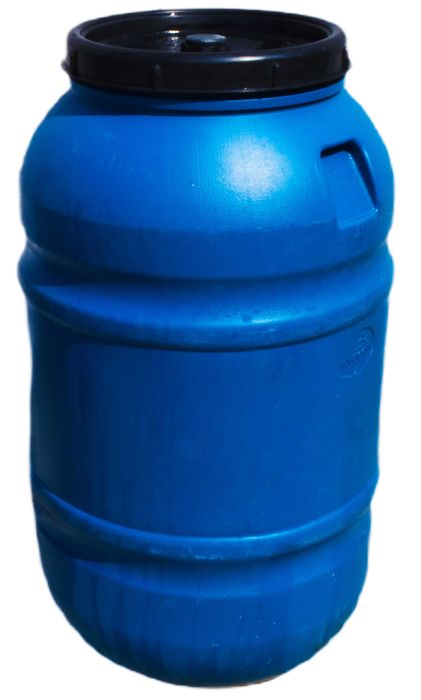 Beczki z pokrywą 220l Zbiorniki na wodę Pojemniki Szczelne Twarde