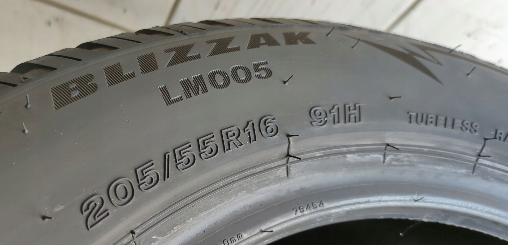 2x 205/55r16 Bridgestone Blizzak Lm005 C/A/71dB 3 lata gwar.