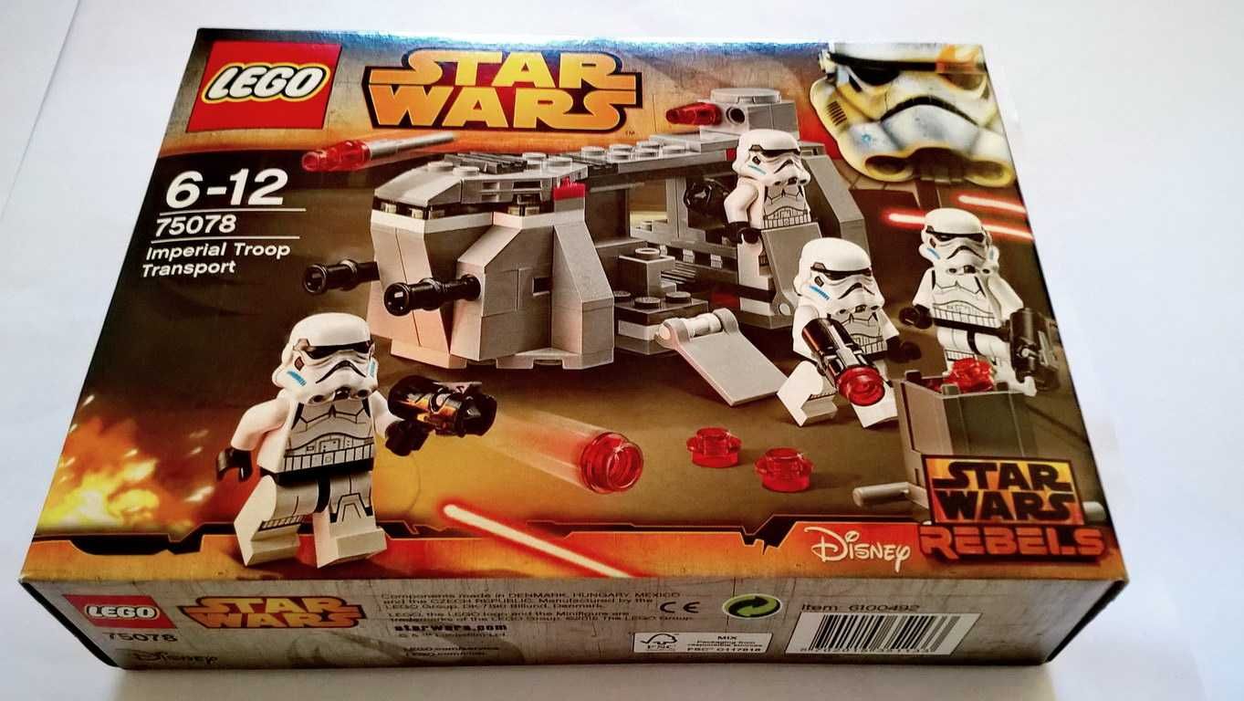 Lego Star Wars 75078 Imperial Troop Transport Battle Pack selado