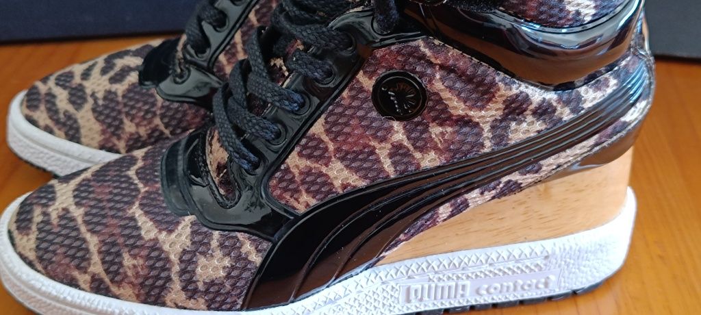Puma MY-77 Leopard-Print High-Top