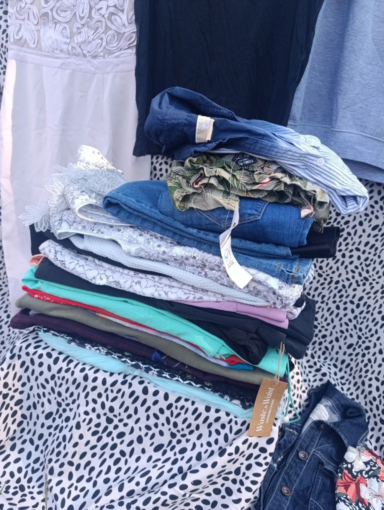 Big BOX ubrania damskie S M L XL do dalszej sprzedaży