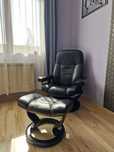 Fotel rozkładany STRESSLESS EKORNES Skóra NORWEGIA (z podnóżkiem)