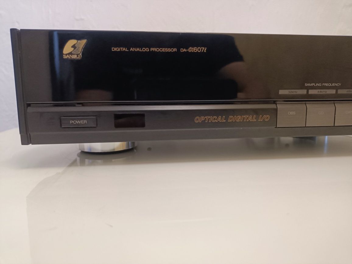 SANSUI DA-a607i ALPHA przetwornik PREAMP XLR super stan JAPAN 1987r