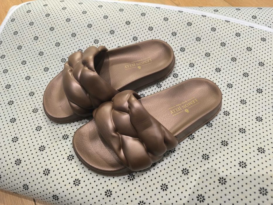 Chinelas Nº37Lemon Jelly - Bronze NOVAS