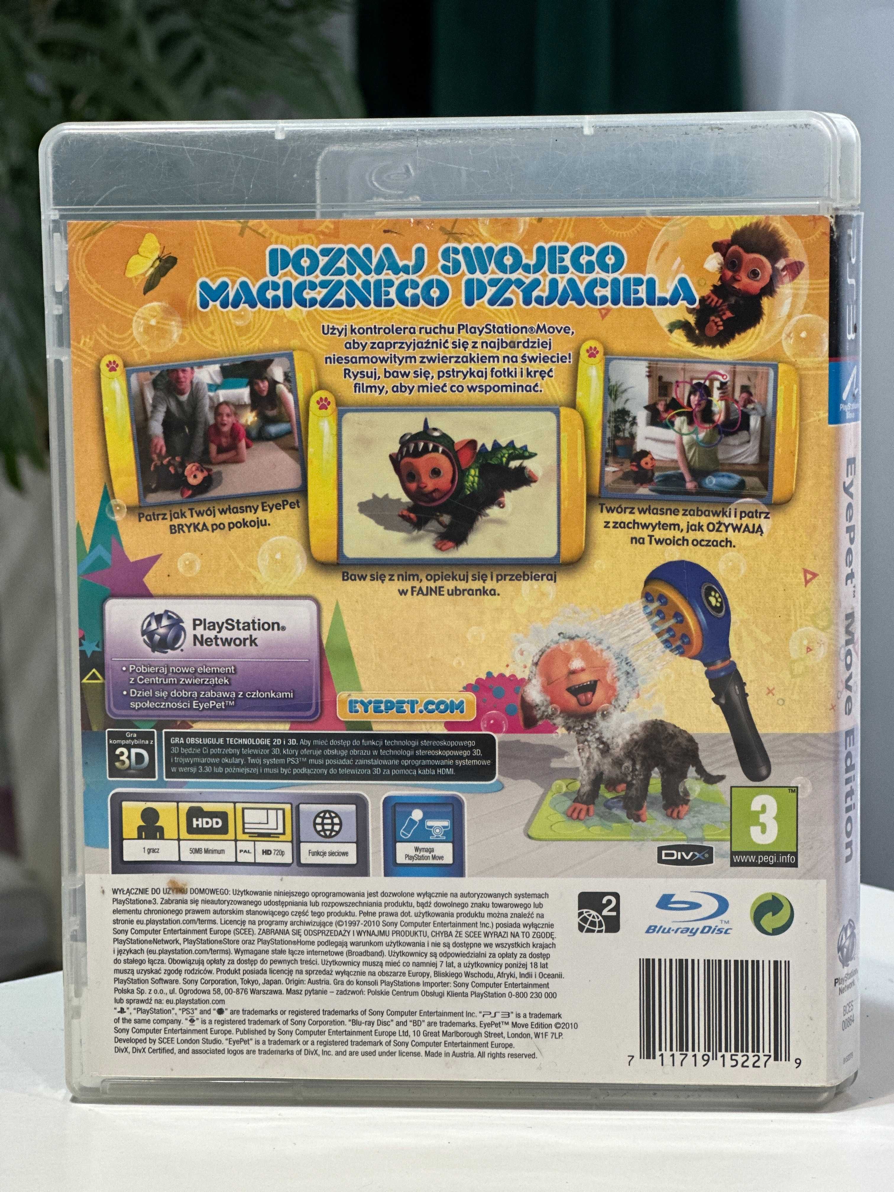 Gra Wydanie PL Ps3 EyePet Move Edition PlayStation 3