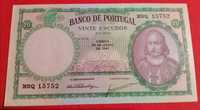 Nota 20 escudos 1951 CH 6