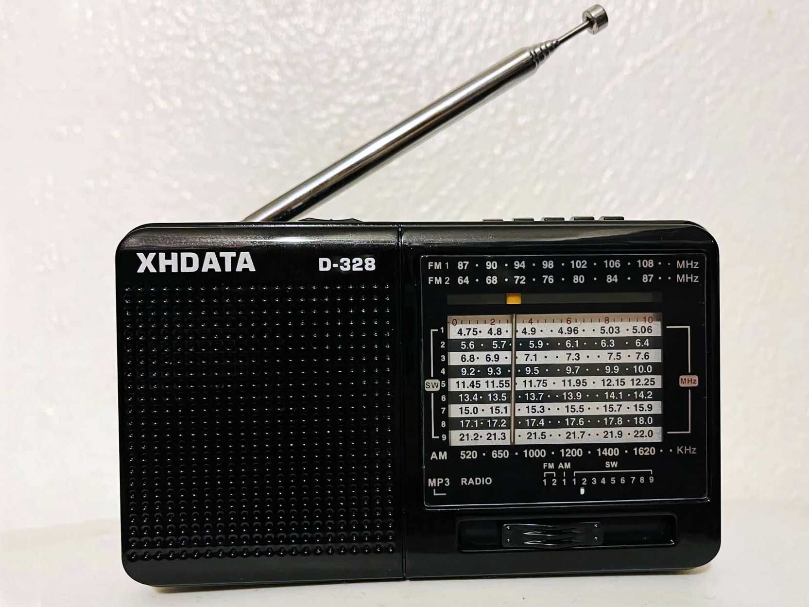 Цифровий DSP радіоприймач 沃德克-99, Xhdata D-328 з Bluetooth звук бомба!