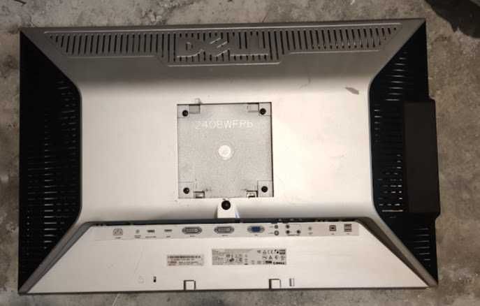 Monitor DELL 2408WFPb, 24" uszkodzony, na części