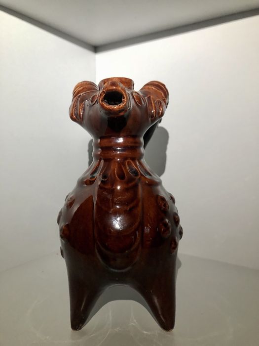 Баран  Опішня, обливна кераміка, майоліка 60 роки