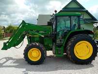 John Deere 6110 z ładowaczem czołowym