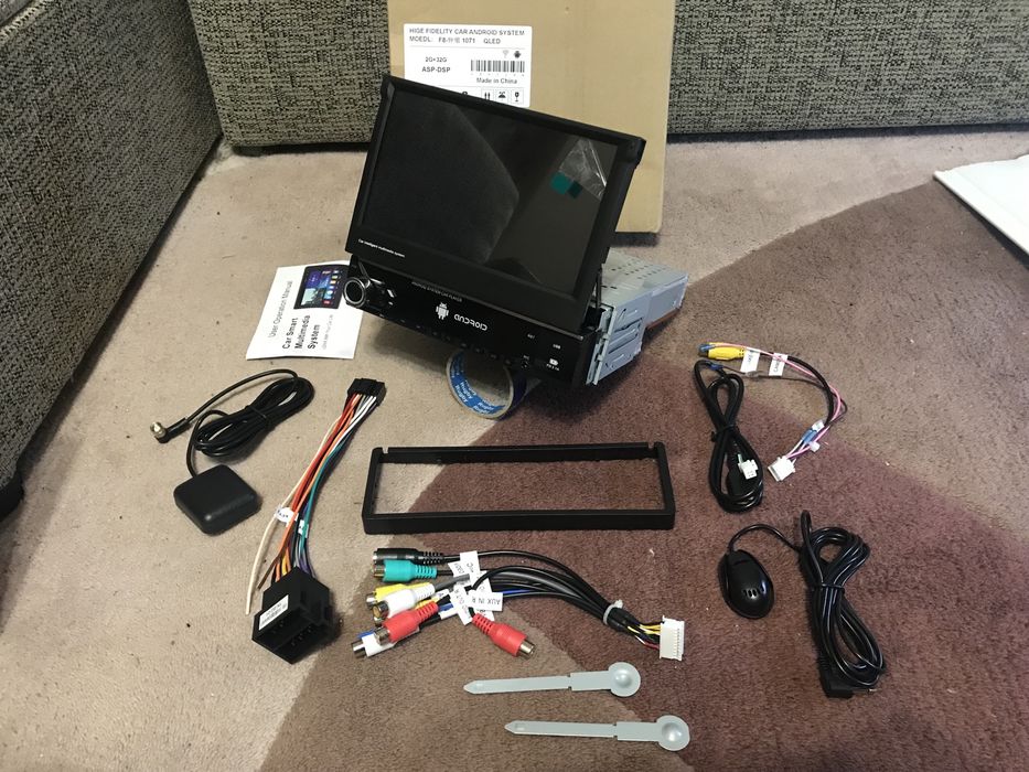 Новинка! 1 дін 7 дюймів Android 3/32gb Qled CarPlay магнітола GPS Wifi