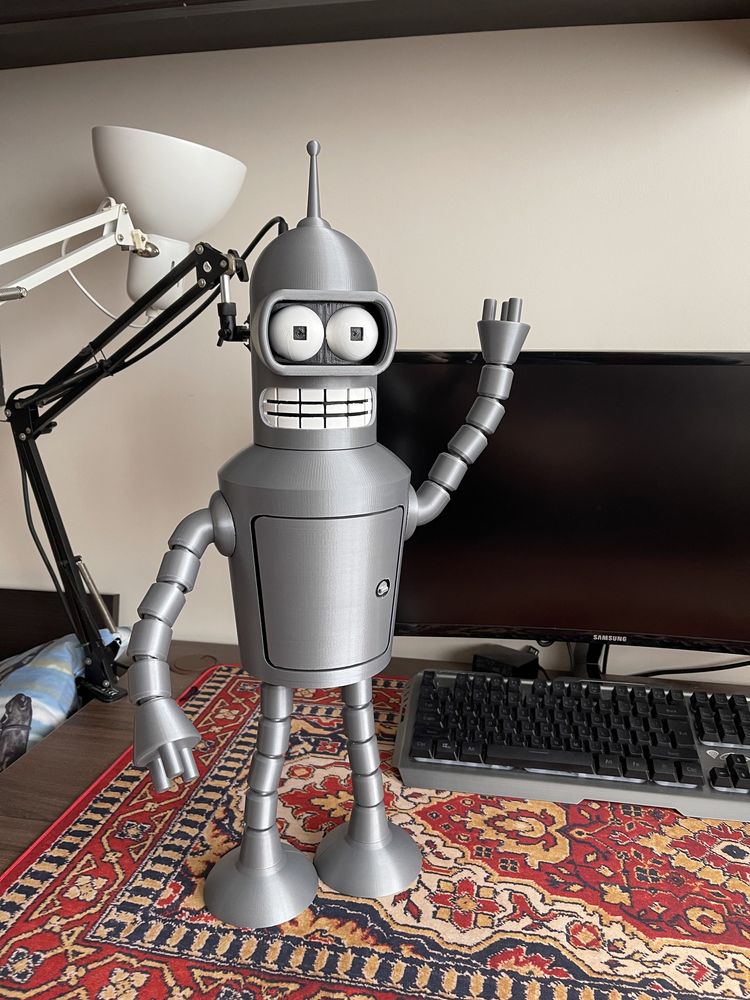Futurama Bender Robot 57cm wydrukowany na drukarce 3D prusa mk3s+
