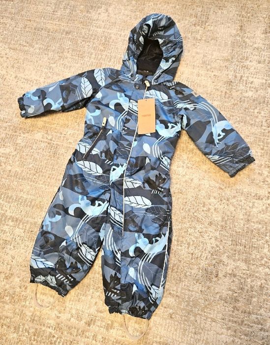 Kombinezon zimowy "Puhuri" niebieski 86 92, wodoodporny ocieplany deep