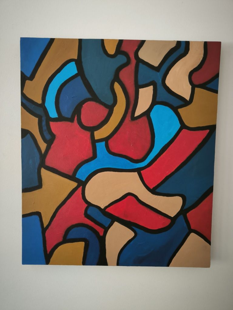 Pintura / Quadro Acrílico sob tela 70x60