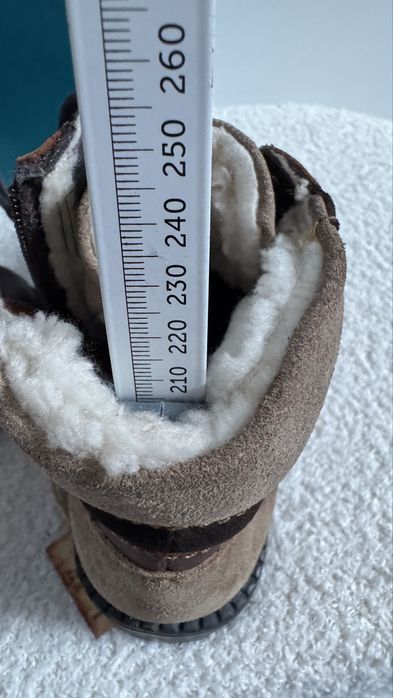 Nowe botki dla chlopca skorzane Gulliver 31 brazowe buty ocieplne