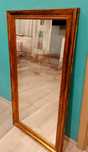 Lustro ścienne 60x120 w ramie metalowej