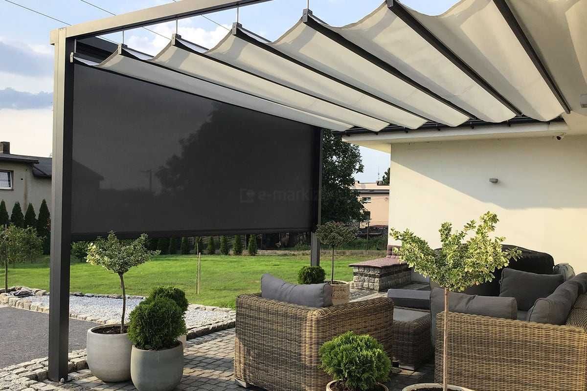 Zadaszenie pergola altana wiata na taras do ogrodu nad basen Dragon