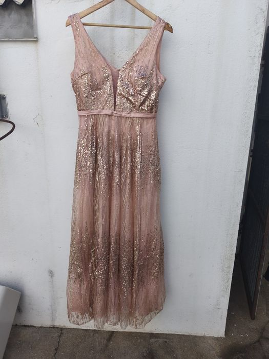Vestido com brilhantes