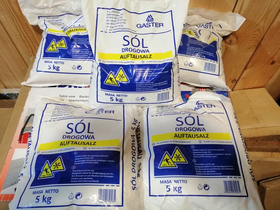 Sól drogowa na podjazd, chodnik 5kg