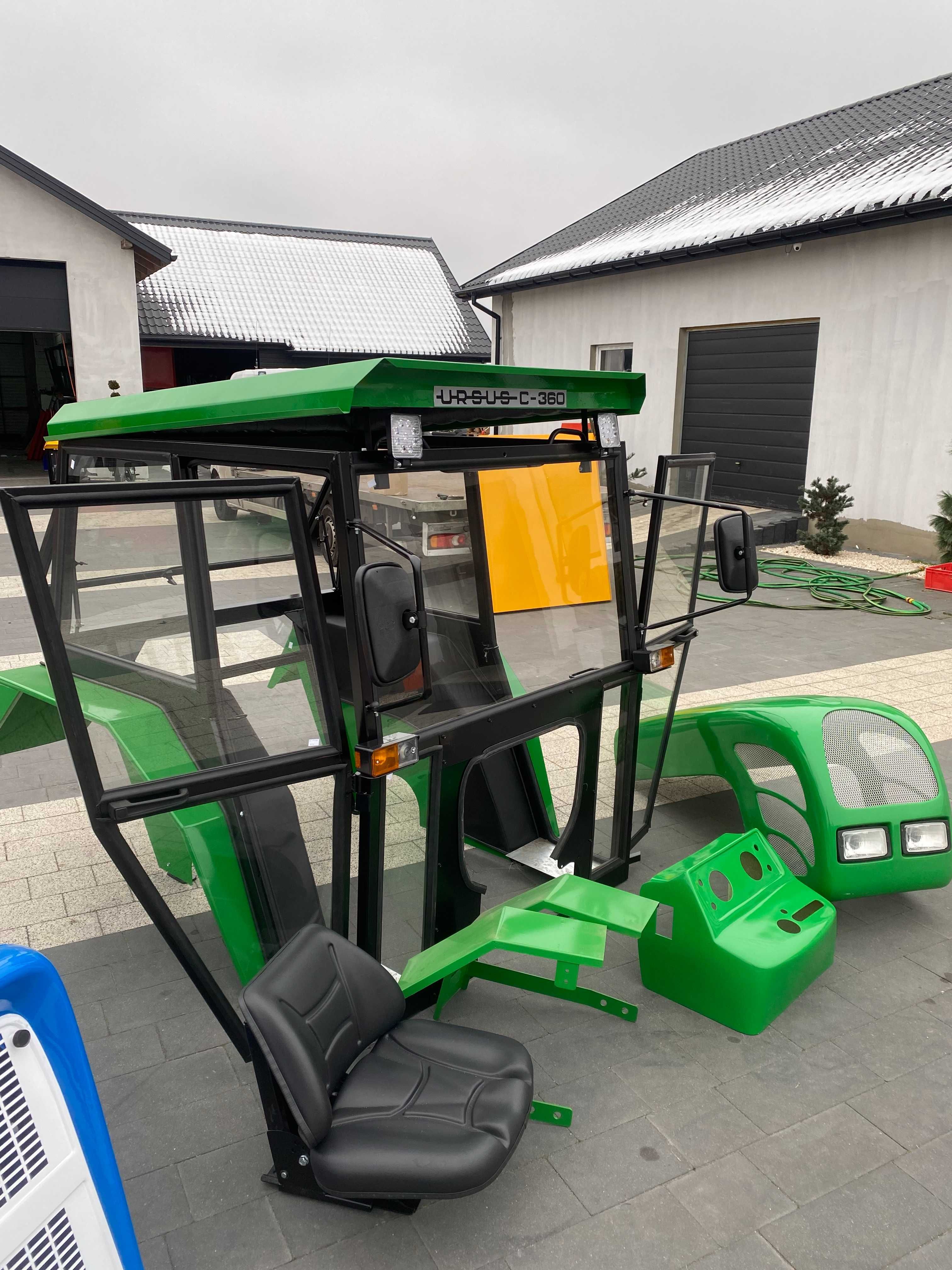 Kabina ciągnika c330m c360 mf 235 i 255 MTZ T25 transport raty