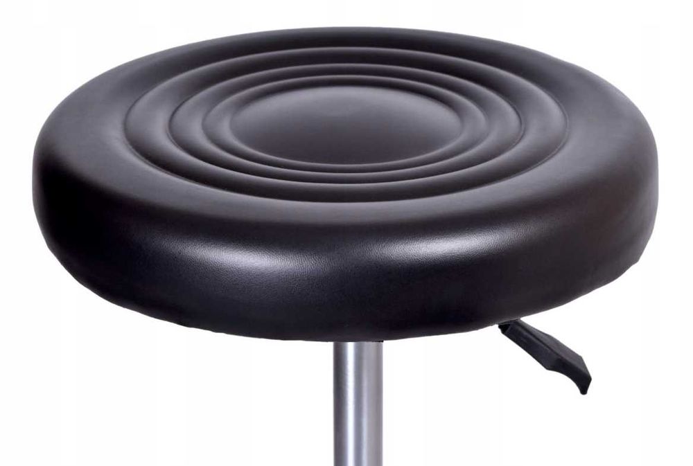 NOWY Hoker Krzesło Czarny Do Kuchni Barowy Taboret Fryzjerski Obrotowy