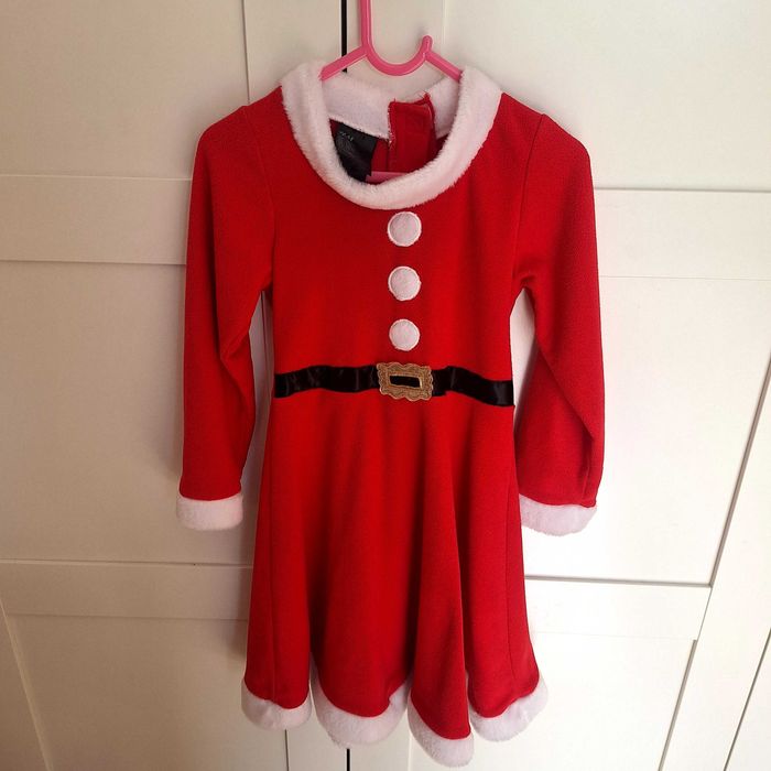 Cudo Sukienka Mikołajowa r 110/116 H&M