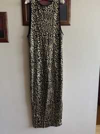 Плаття сукня максі в леопардовий принт