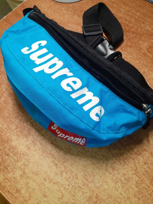 Сумка на пояс Бананка Supreme Суприм Blue Голубая