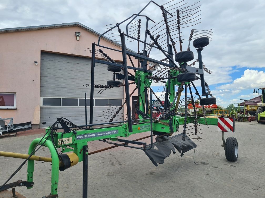 Zgrabiarka dwukaruzelowa deutz fahr 7641 vicon/kuhn/kverneland/fella