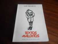 "Textos Malditos" de Luiz Pacheco - 1ª Edição de 1977 - AFRODITE