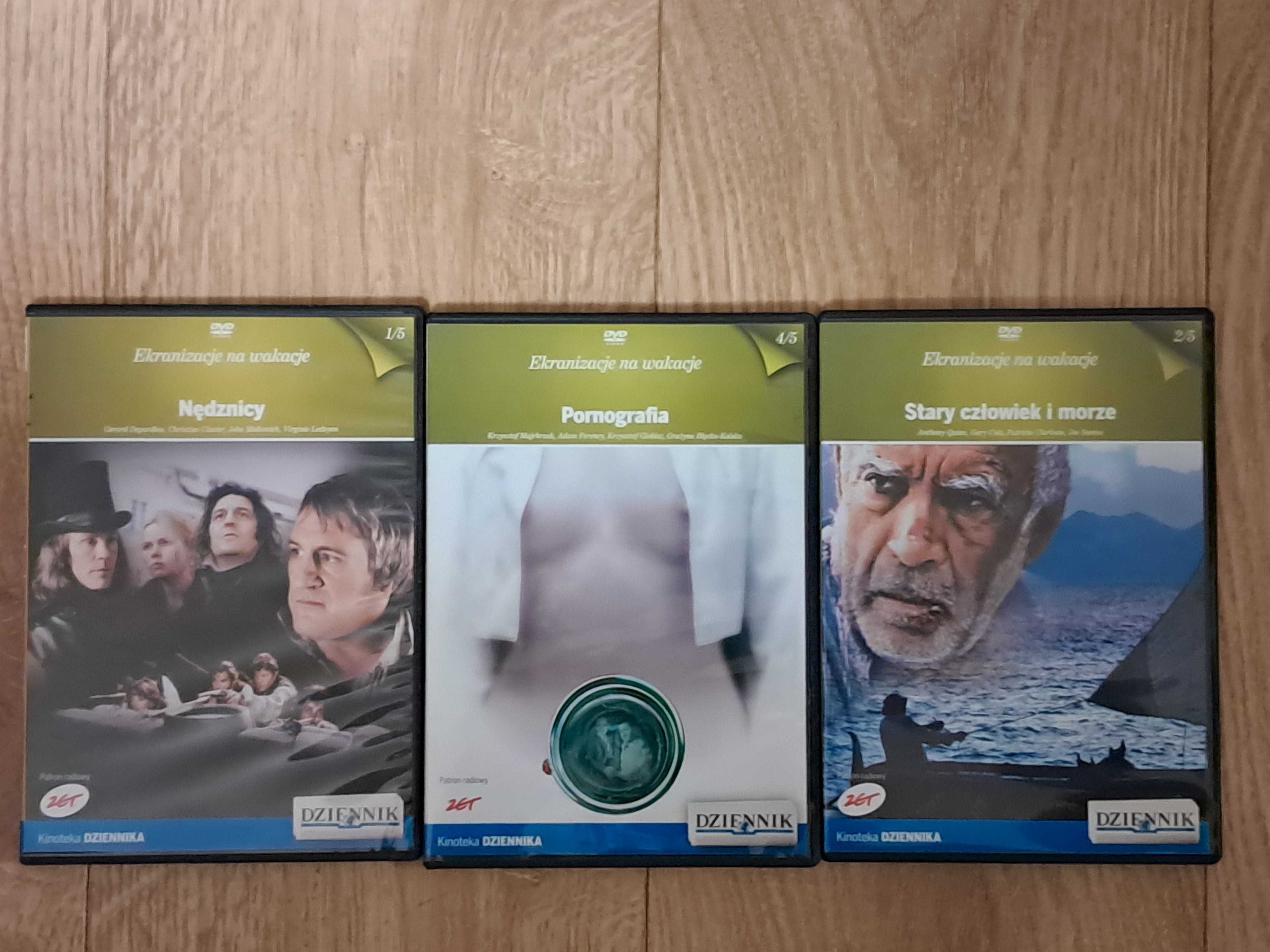 Filmoteka Dziennika Ekranizacje na wakacje DVD 3 szt