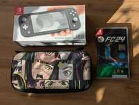 Nintendo Switch Lite Gray - повний комплект + гра FC 24