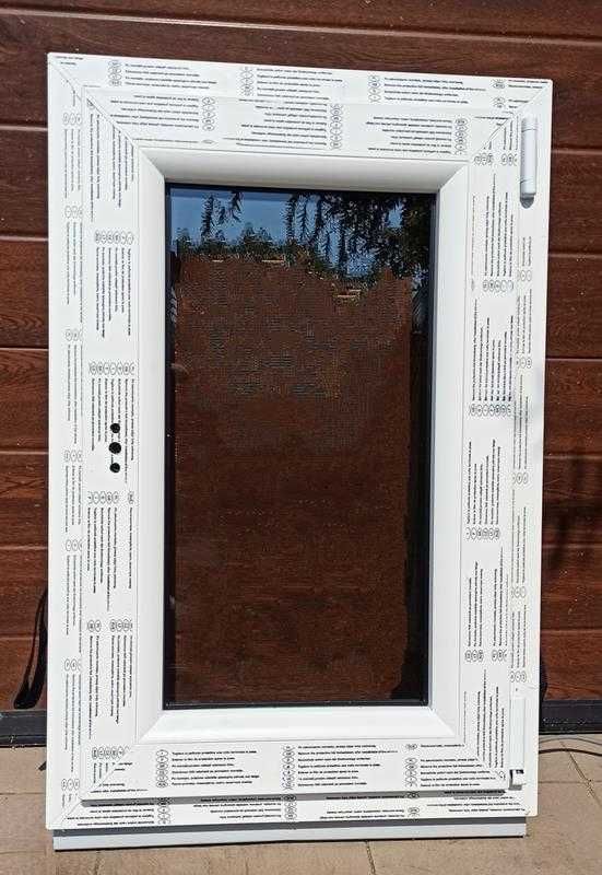 OKNO PCV 55x83 RU, lub 85x53 U, NOWE, otwór 60x90,90x60, wysyłka