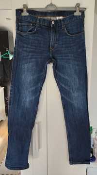 H&M Spodnie jeansowe  męskie 170 slim 14l