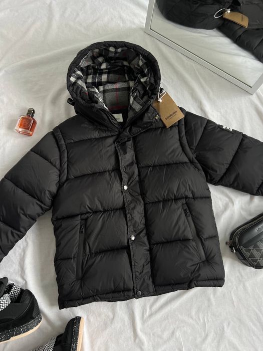 ‼️НОВИНКА‼️ Пуховик від Burberry / Барбері куртка зимова