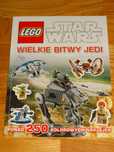 Lego Star Wars Wielkie Bitwy Jedi Książka + naklejki duża ilość