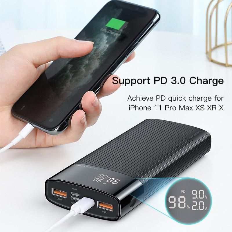 18w 20000 mah KUULAA KL-YD 08 74Wh Павербанк PowerBank Швидка зарядка!