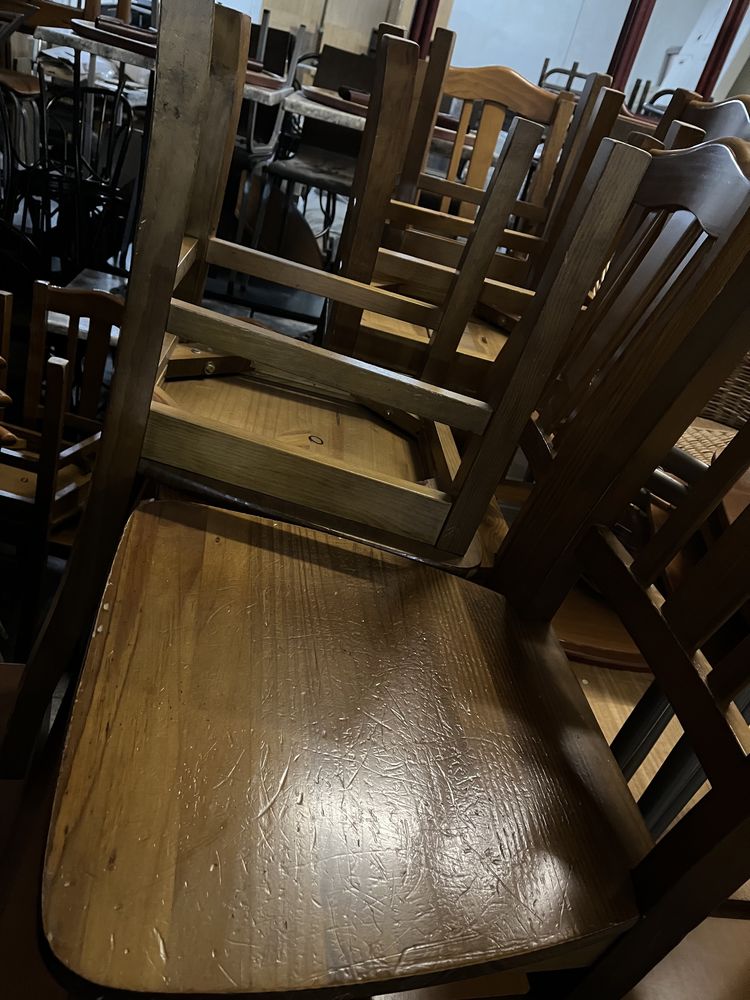 Mesas e cadeiras conjunto de 4 mesas + 20 cadeiras