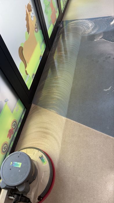 Maszynowe czyszczenie posadzek i fug, Impregnacja, polimeryzacja PCV